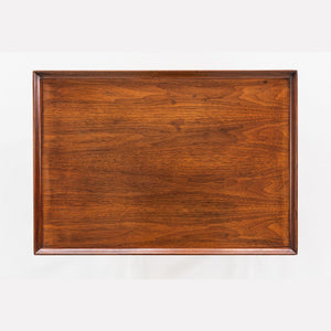 1970s Jens Risom Designs Side / End Table Comprised of Walnut 21x30x22 inches