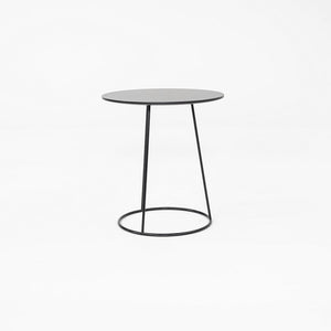 2019 Pair of Monica Forster for Swedese Breeze Side Tables in Black Wood 18 in