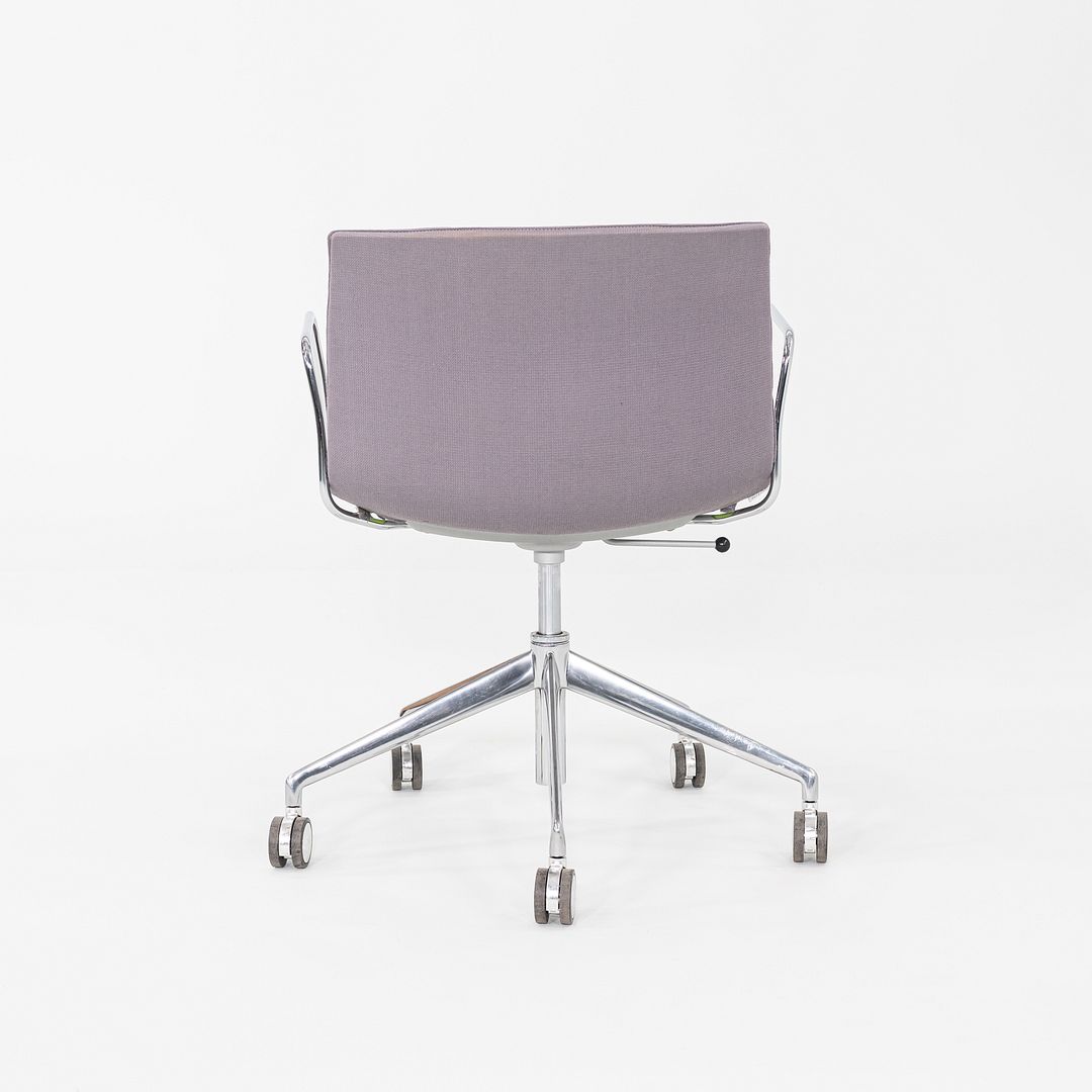C. 2020 Lievore Altherr Molina for Arper Catifa Desk Chairs with Arms in Purple