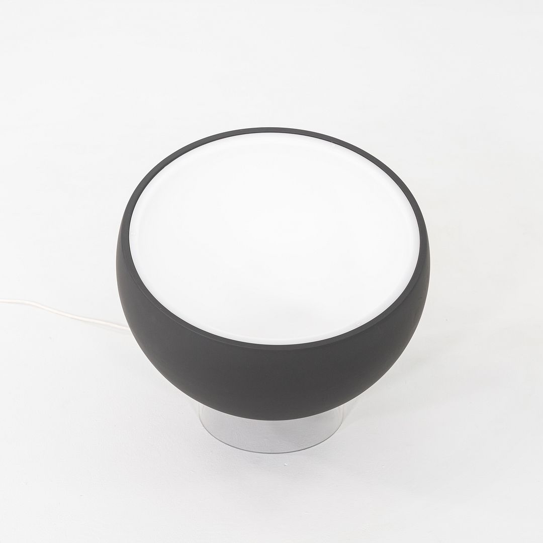 2020 Luc Ramael for Prandina Biluna Floor Lamp in Grey Acrylic w/ Opaline Screen