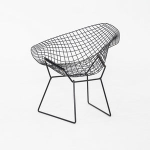 1970s Pair of Harry Bertoia for Knoll Diamond Lounge Chairs Powder Coated Steel