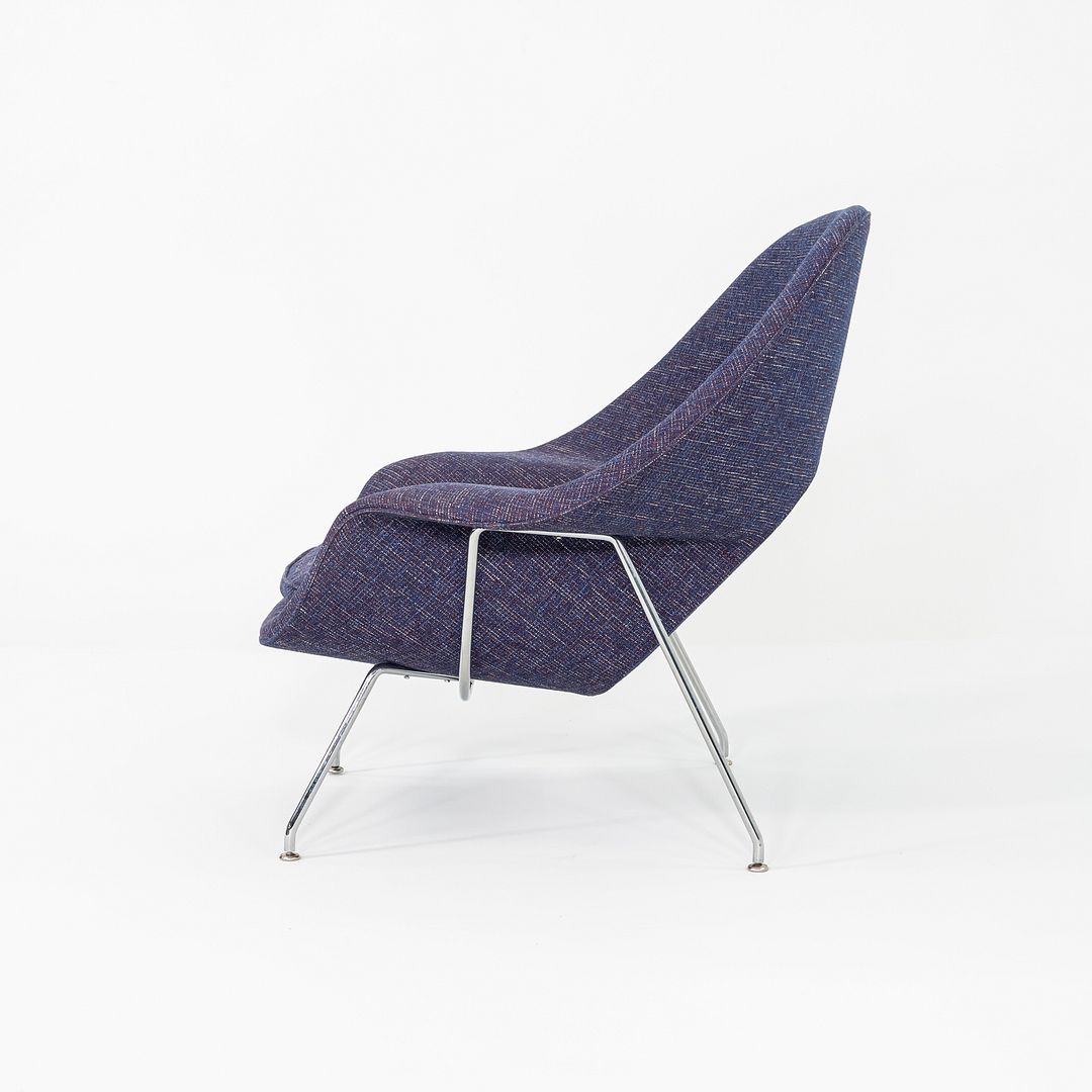 2023 Eero Saarinen for Knoll Full Size Womb Lounge Chair in Purple Upholstery