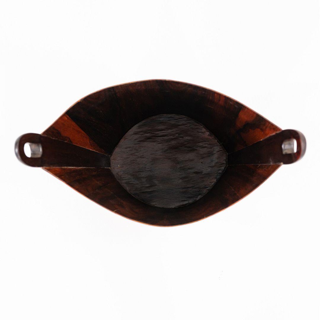 1963 Brazilian Rosewood Waste Basket Einar Barnes for P.S. Heggen Made in Norway