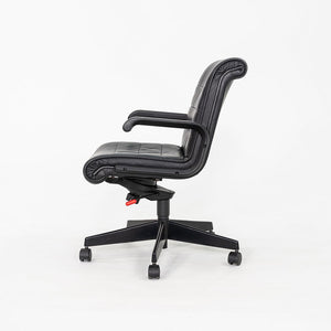 2000 Richard Sapper for Knoll Management Desk Chairs in Black Leather 9x Available