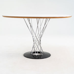 1970s Isamu Noguchi for Knoll 48" Cyclone Dining Table with White Laminate Top