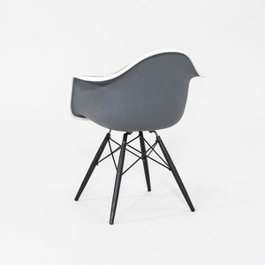 2022 Herman Miller Eames DAW Dining Chair Grey Fabric Upholstery & Eiffel Base