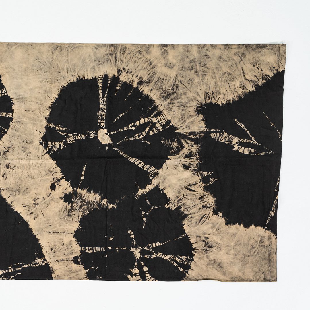 1950s Shibori Block Print Fabric Attributed to Laverne Originals by Laverne's