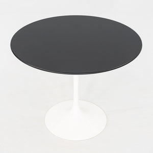 2023 Eero Saarinen Knoll Tulip Dining Table Top 35" Round in Black Laminate