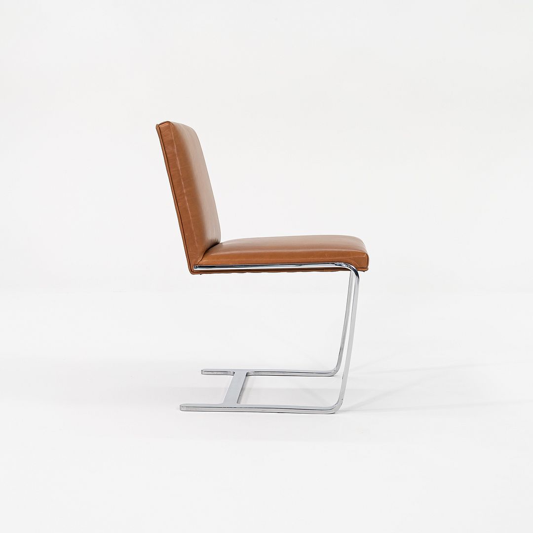 1970s Armless Brno Chair Mies van der Rohe for Knoll / Brueton / Gratz in Cognac