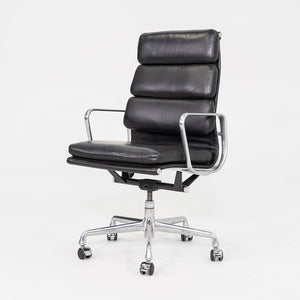 2003 Herman Miller Eames Soft Pad Executive Desk Chair Black Leather 17x Avail
