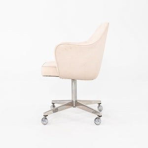 1960s Eero Saarinen for Knoll Full-Back Executive Arm Chair in White, Model 68