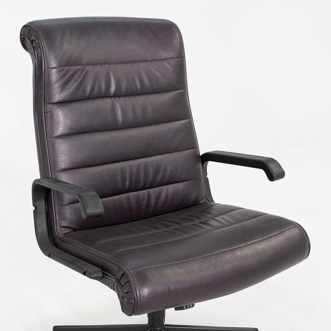 2003 Knoll Sapper High Back Swivel Office Chair by Richard Sapper in Dark Purple