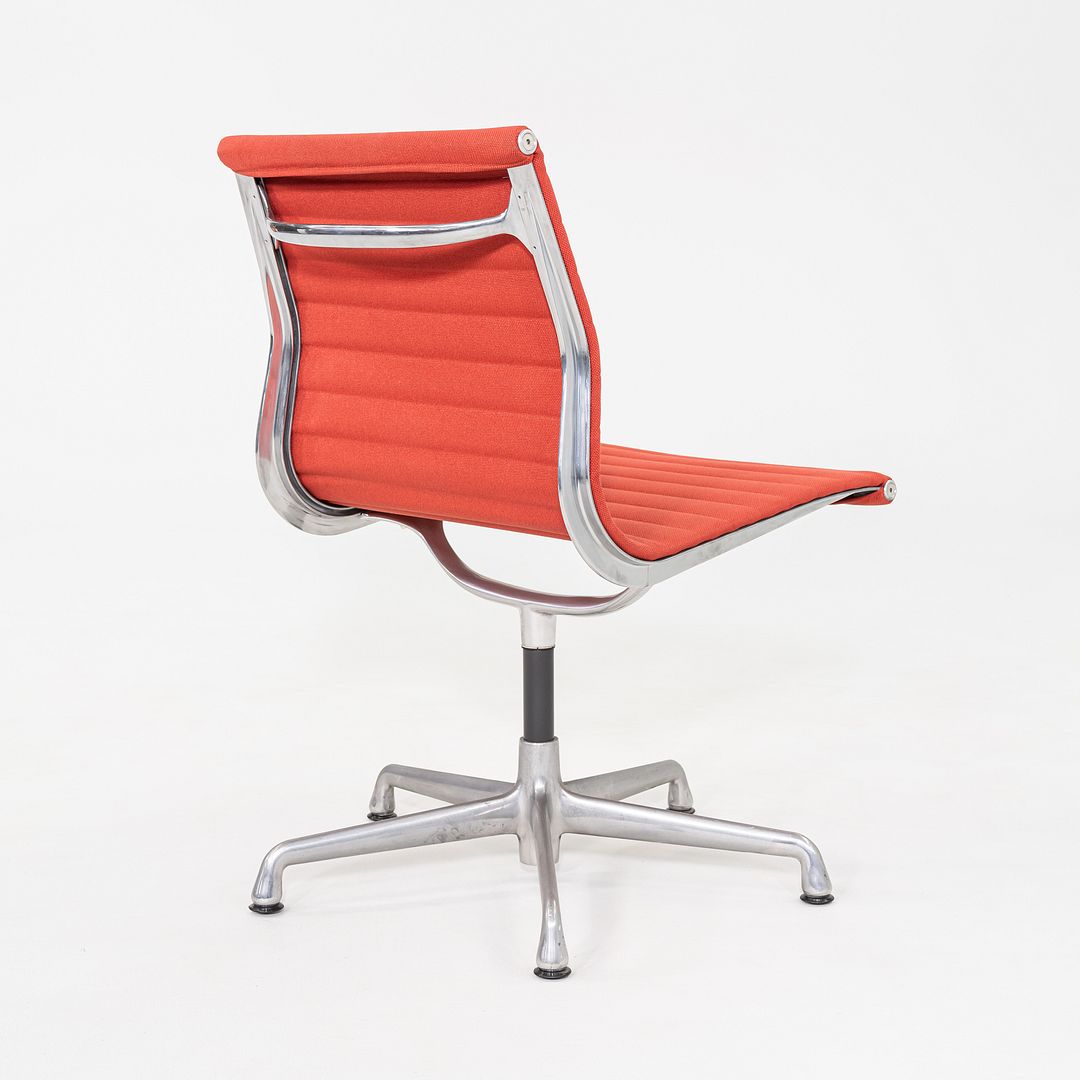 2006 Herman MillerEames Armless Aluminum Group Side / Desk Chair in Red 7x Avail