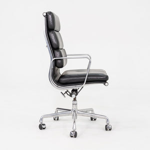 2003 Herman Miller Eames Soft Pad Executive Desk Chair Black Leather 17x Avail