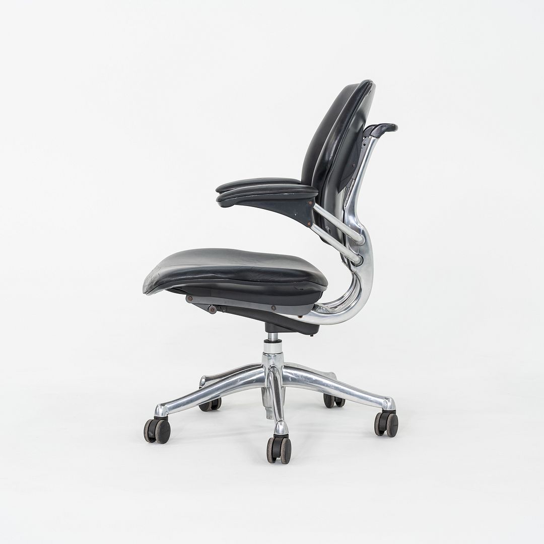 2005 Niels Diffrient for Humanscale Freedom Desk Chair in Black Leather 12+ Available