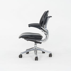 2005 Niels Diffrient for Humanscale Freedom Desk Chair in Black Leather 12+ Available