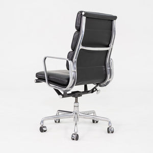 2003 Herman Miller Eames Soft Pad Executive Desk Chair Black Leather 17x Avail