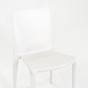 2010s Set of Six Mario Bellini for Heller Dining Chairs in White Polypropylene
