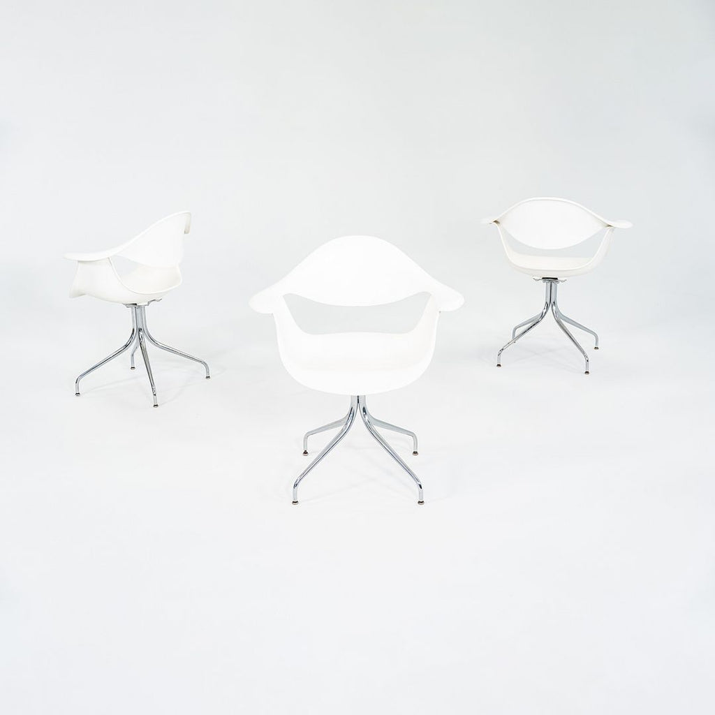 2009 George Nelson for Herman Miller Swag Leg Armchair in White 3x Available