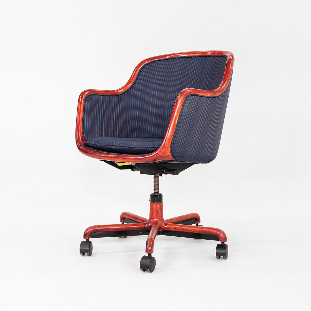 1986 Ward Bennett for Brickel Associates Executive Office Chair in Red 4x Avail