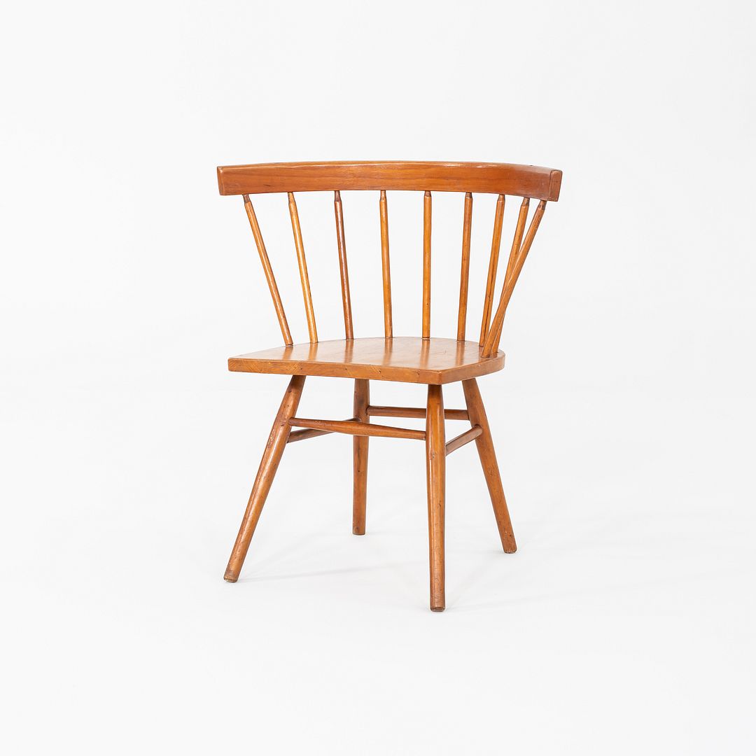1949 George Nakashima for Knoll N19 Straight Chair in Solid Birch Early Example