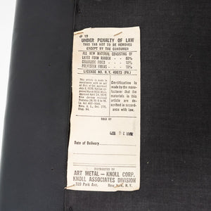 1971 Vincent Cafiero for Knoll Black Leather Rolling Desk Chair 4x Available