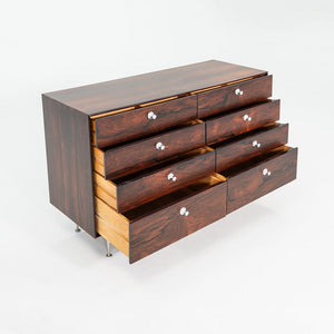 1950s George Nelson for Herman Miller Thin Edge Rosewood 5221 8-Drawer Dresser