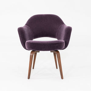2018 Eero Saarinen for Knoll Executive Dining Arm Chairs in Purple 12+ Available