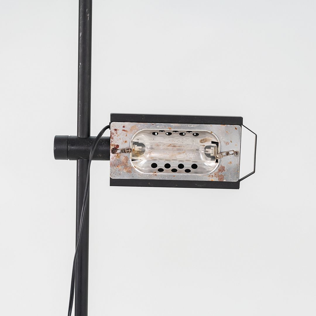 1980s Postmodern Lite Source Floor Lamp in Black for Underwriters Laboratories