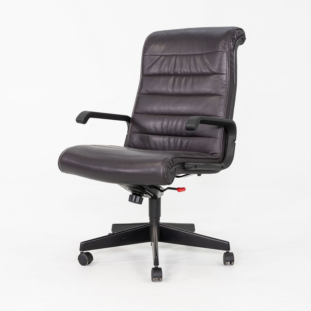 2003 Knoll Sapper High Back Swivel Office Chair by Richard Sapper in Dark Purple