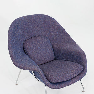 2023 Eero Saarinen for Knoll Full Size Womb Lounge Chair in Purple Upholstery