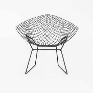 1970s Pair of Harry Bertoia for Knoll Diamond Lounge Chairs Powder Coated Steel