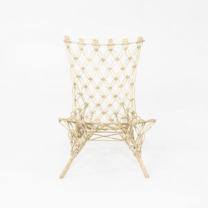 1990s Knotted Chair By Marcel Wanders / Droog for Cappellini in Green Rope