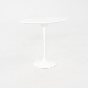2000s Eero Saarinen for Knoll Tulip End Table with Oval Laminate Tops 2x Avail