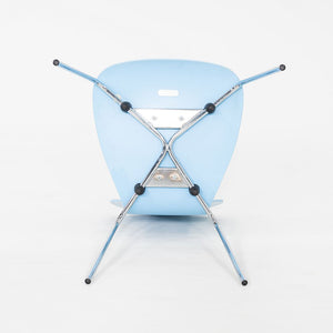 2010s Ross Lovegrove for Knoll Sprite Stacking Dining Chair Blue 11x Available