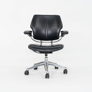 2005 Niels Diffrient for Humanscale Freedom Desk Chair in Black Leather 12+ Available