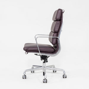 2014 Herman Miller Eames Soft Pad Executive Desk Chair with Burgundy Leather