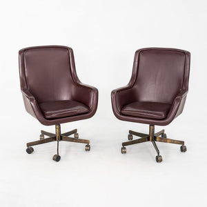 1991 Ward Bennett Executive Desk Chair for Brickel Associates 12x Available