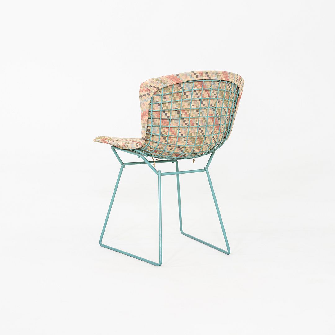 1980s Set of Six Harry Bertoia for Knoll Dining Side Chairs with Full Cushions