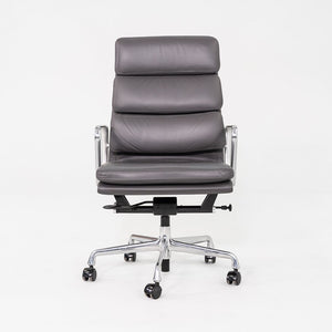 2017 Herman Miller Eames Soft Pad Executive Desk Chair Grey Leather 6x Available