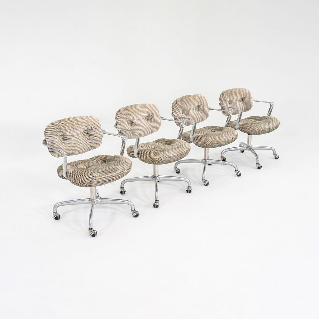 1976 Morrison Hannah for Knoll Occassional Armchair w/ Upholstered Seat 4x Avail
