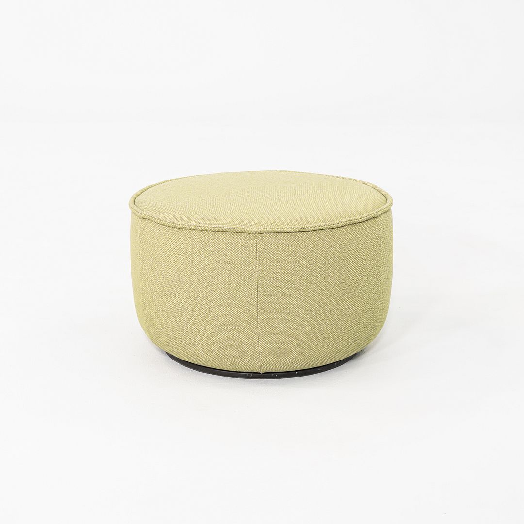 2017 Barber Osgerby Vitra Mariposa Pouf / Ottoman Medium Green Fabric 3x Avail