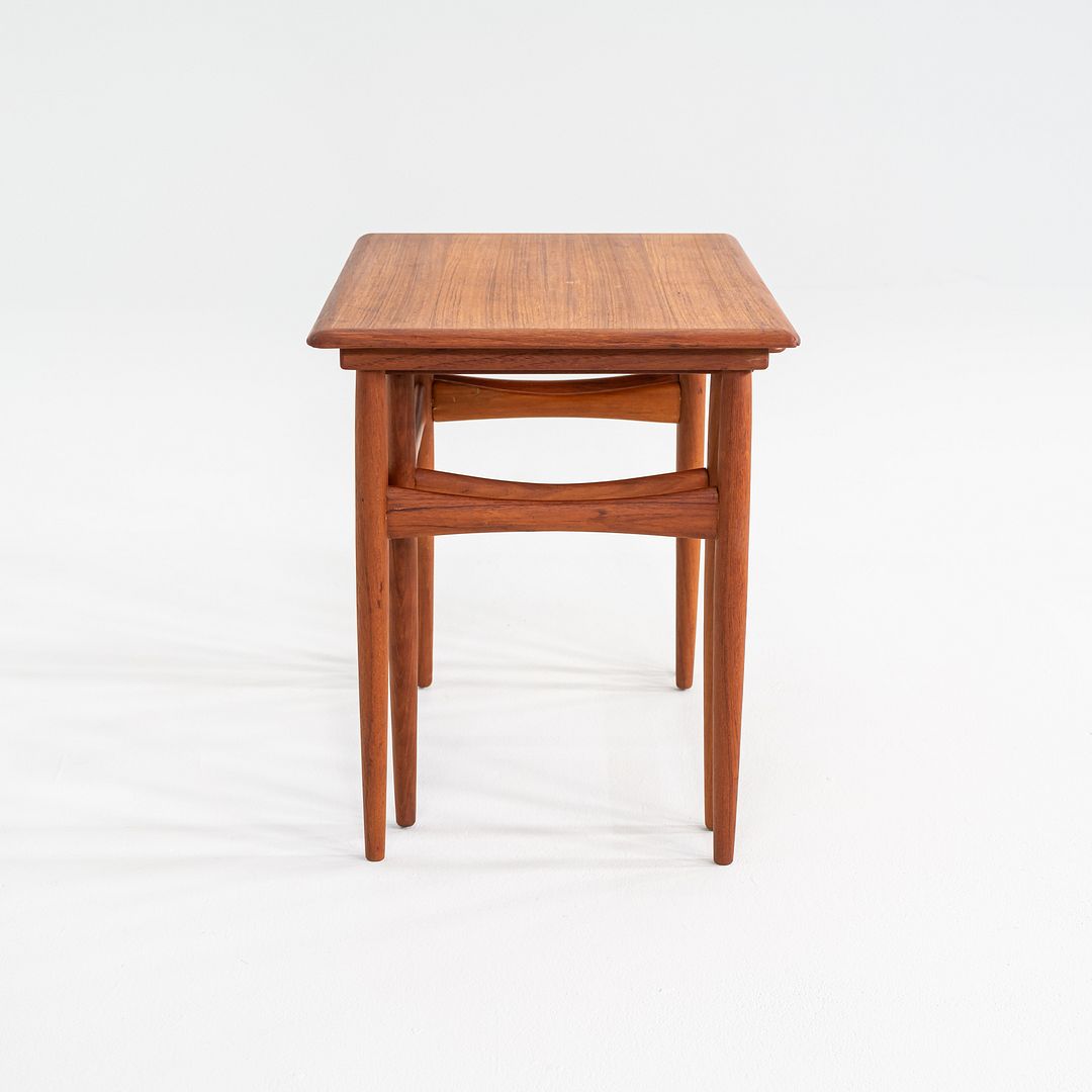 1960s Pair of Danish Nesting Tables by Kai Kristiansen for Vildbjerg Mobelfabrik