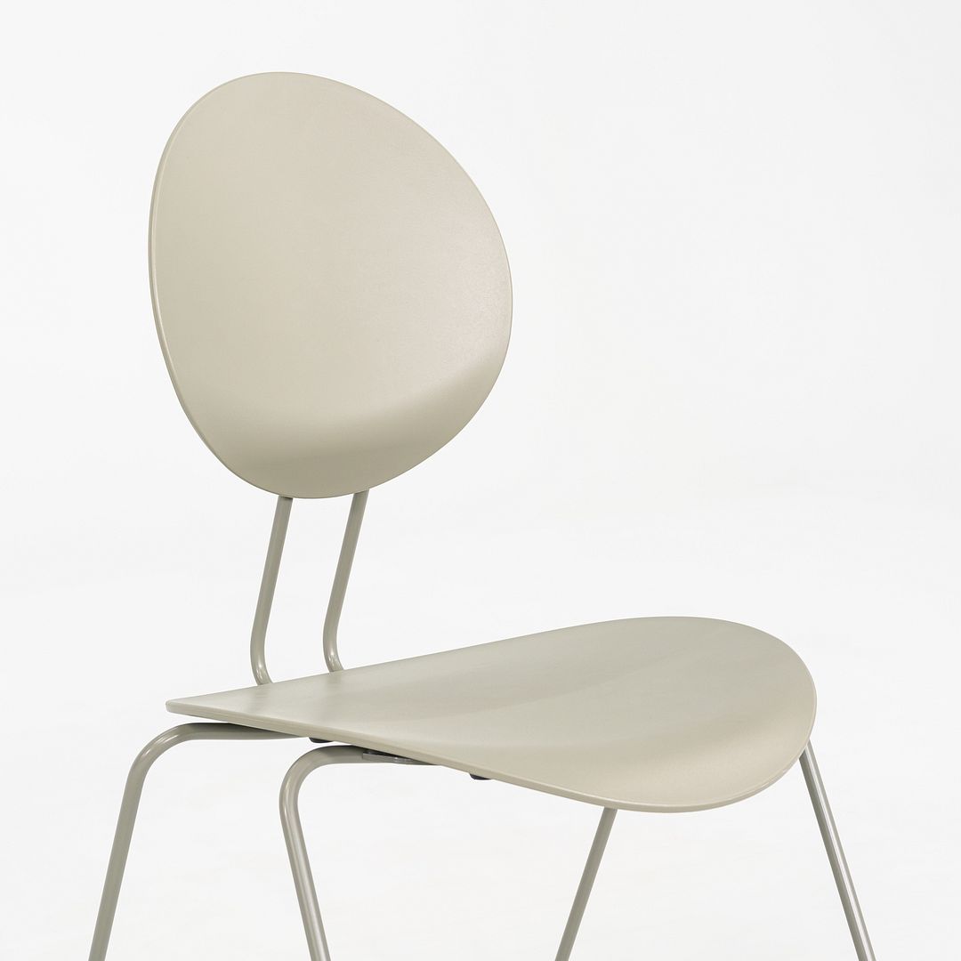 2024 Set of Four Verner Panton for Verpan Flex Chair in Grey Frame w/ Grey Seat