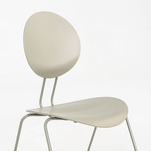 2024 Set of Four Verner Panton for Verpan Flex Chair in Grey Frame w/ Grey Seat