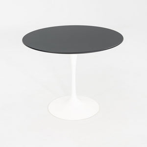 2023 Eero Saarinen Knoll Tulip Dining Table Top 35" Round in Black Laminate