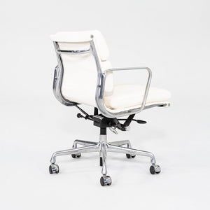 2020s Herman Miller Eames Soft Pad Management Desk Chair with White Leather