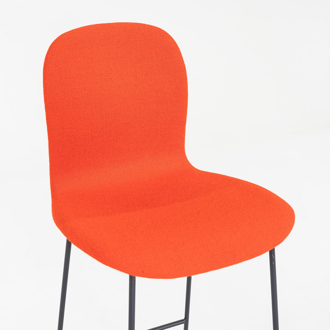 2010s Set of Four Jasper Morrison for Cappellini Tate Bar Stools in Red Fabric