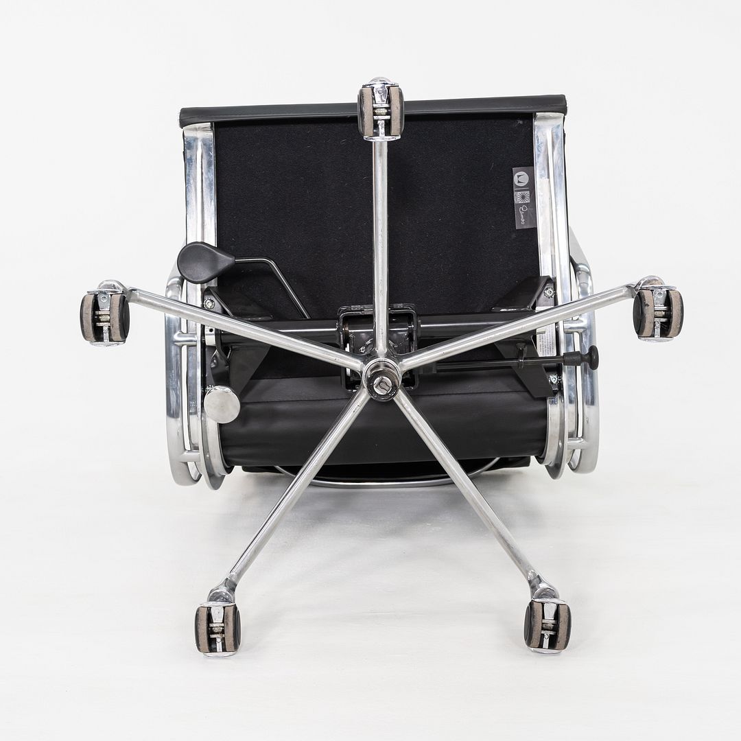 SOLD C. 2020 Herman Miller Eames Soft Pad Management Desk Chair in Black Leather 1x Available