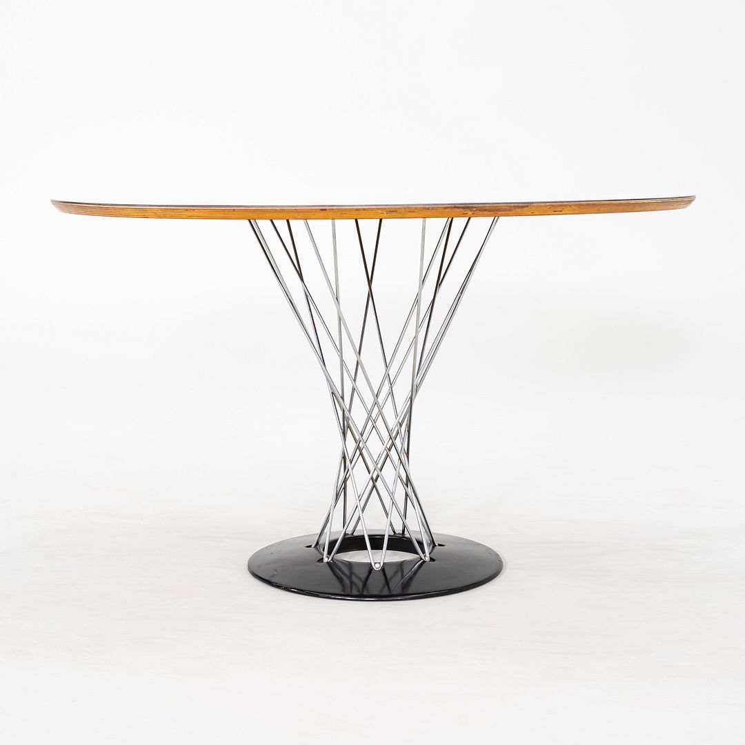 1970s Isamu Noguchi for Knoll 48" Cyclone Dining Table with White Laminate Top